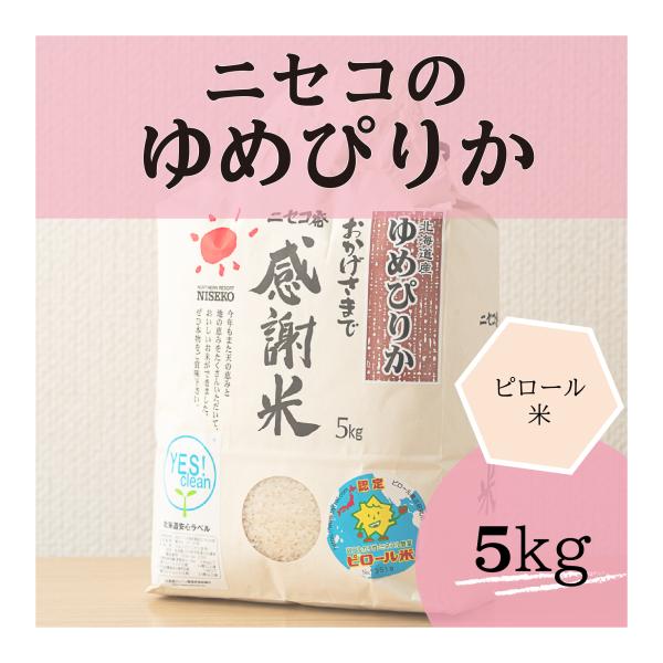 北海道ニセコ猪狩農園のピロール米ゆめぴりか5kg【全国送料込】