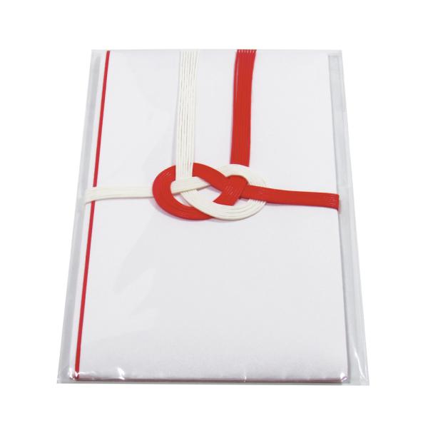 金封　[赤白のしなし多当No.656]　新札型