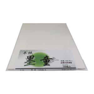 書道 半紙 墨童 100枚パック 漢字用書道半紙 書道半紙
