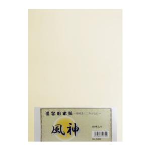 漢字用半紙 練習 清書 風神 P100枚 漢字半紙 書道半紙