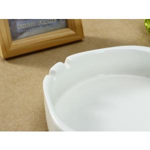 灰皿 業務用 白磁 陶器 ポーセラーツ シンプル 無地 白い おしゃれ 強化磁器 割れにくい 汚れにくい スクエア｜nishida-store