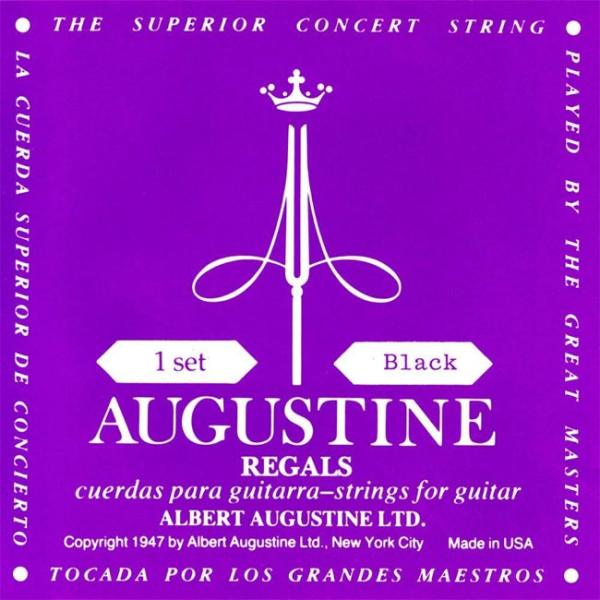 クラシックギター弦　オーガスチン　リーガルブラックセット AUGUSTINE REGAL BLACK...