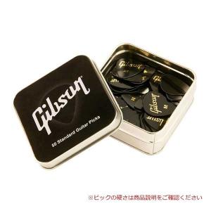 Gibson ピック缶 ティアドロップ ピック50枚入り ミ...