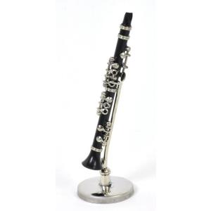 ミニチュア楽器（フィギュア）クラリネット 金属・プラスチック使用 1