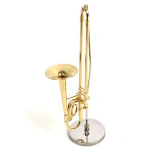 ミニチュア楽器（フィギュア）アルトサックス カラーゴールド 金属 1/6