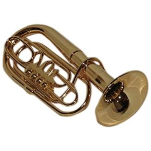 ミニチュア楽器（フィギュア）アルトサックス カラーゴールド 金属 1/6