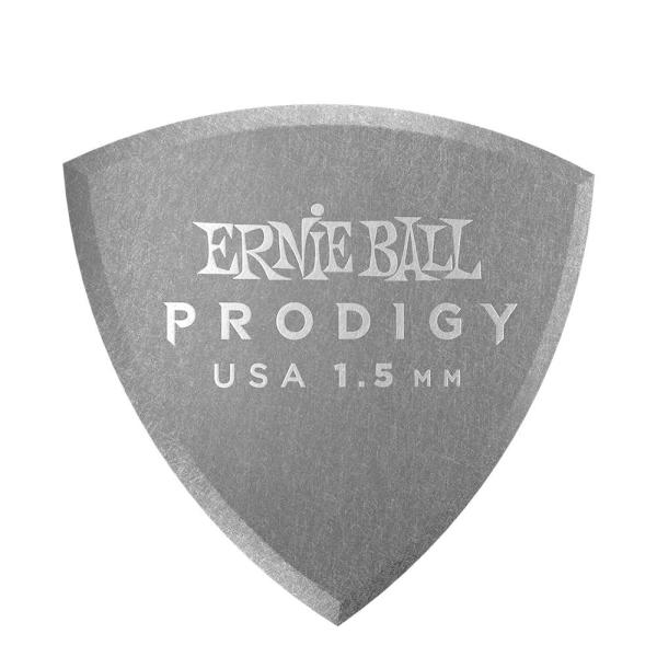 ERNIE BALL ピック6枚パック PRODIGY 黒 シールド型1.5mm　EB9331 買い...