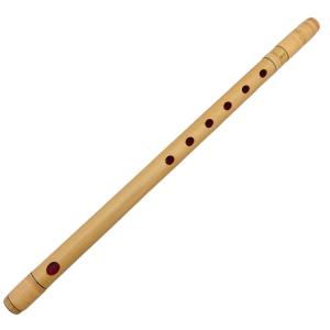 紫山 篠笛 獅子田 籐両巻 内部赤塗 6穴 6本調子 : 楽器のこと