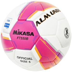 【ネーム加工可】ミカサ MIKASA サッカーボール 5号球 ALMUNDO ピンク／バイオレット ...