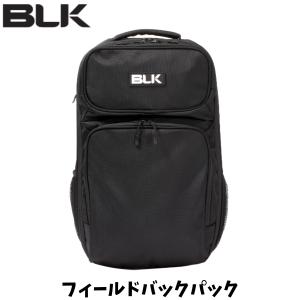 BLK フィールドバックパック 28リットル 縦高52cm 横幅32cm 厚高16cm パソコン収納スペースあり スポーツ ラグビー 指導者 コーチ トレーナー 移動 BJ24FBPBK
