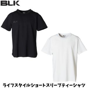 【メール便発送】BLK ライフスタイルショートスリーブティーシャツ Tシャツ プラシャツ スポーツ ラグビー ウォームアップ トレーニング 練習 移動着 BJ24JLSSST