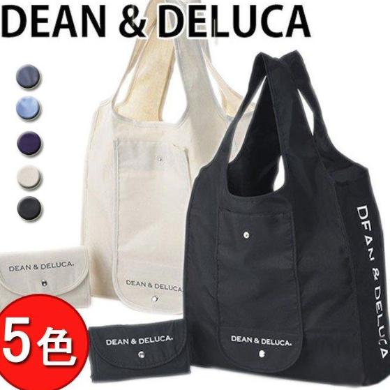 激安母の日2024　DEAN&amp;DELUCA ディーン＆デルーカ　ショッピングバッグ　折りたたみ可能　...