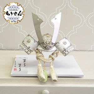 柿沼東光 五月人形 木目込み 伝統工芸士 作 (伝統工芸品 正絹 竜鳳 白