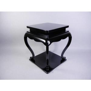 輪島塗 乾漆椿蒔絵蒔絵 座卓 (座敷机) □浜高悦郎 : 西川美術ショップ