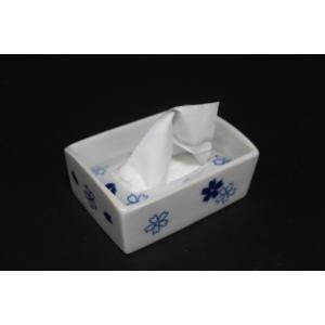 ポケットティッシュ ケース ホワイト 白磁 陶器 テッシュケース 入れ物