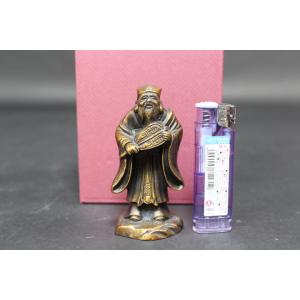 新品　唐銅　銅製　七福神　置物　ミニ　小置物　　寿老人