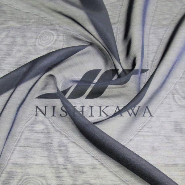 杢調オーガンジー （13960N）　色番号：20 ネイビー　オーガンジー ブラウス、スカート、ワンピ...