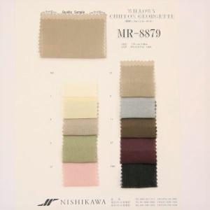 色見本（MR8879-112　楊柳シフォンジョーゼット　全10色）｜nishikawa-tex1211