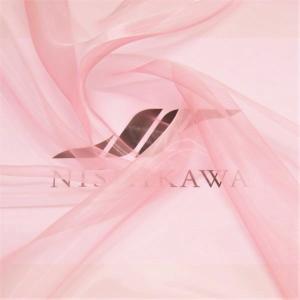 オーガンジー　マイクロオーガンジー (MR10423)　色番号38　ピンク 　ストール、ドレス、光沢ある衣装用｜nishikawa-tex1211