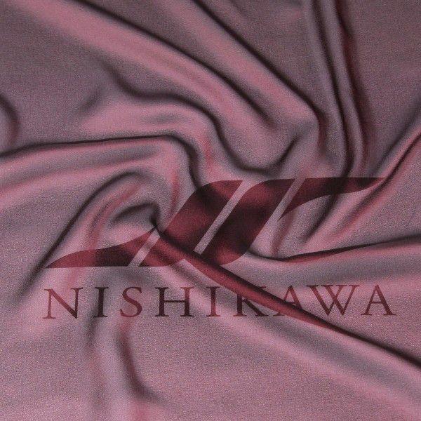 シャンブレー梨地ジョーゼット (MR1677)　色番号18　シャンブレーワイン　生地　カジュアルから...