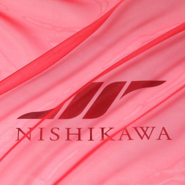 オーガンジー (MR2040-1)　色番号173　トマトレッド　生地　装飾、ウエディング　ベビードレ...