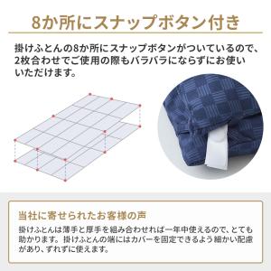 布団セット シングル 7点 カバー付 昭和西川...の詳細画像4
