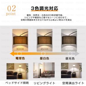 フロアライト アーチ型 フロアスタンド スタン...の詳細画像5