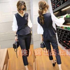 卒園式卒業式服母レディースセットアップセレモニースーツ服装ママ入学式パンツスーツスーツジャケット3点...