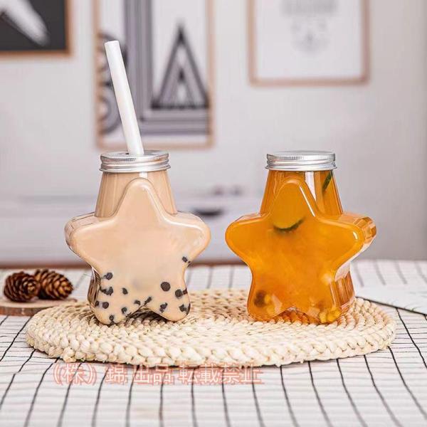 星型 ドリンクボトル 50個セット 300ml テイクアウト ドリンクボトル おしゃれ 星型 ボトル...