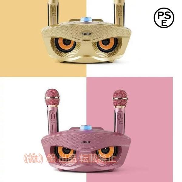 手持ちマイク2本セット Bluetooth カラオケマイク 株式会社錦ワイヤレスマイク多機能 ノイズ...