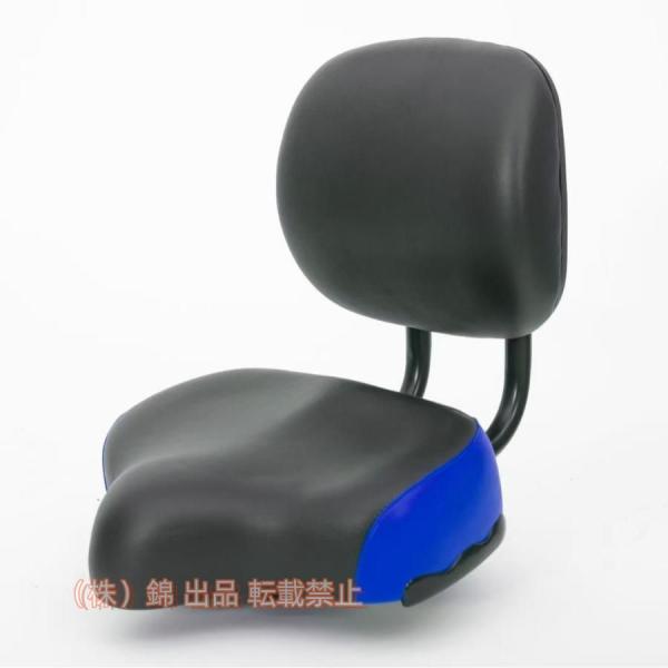 ユニバーサル背もたれサドル、背もたれ付き背もたれサドルバイクシート、株式会社錦 エクストラワイドコン...
