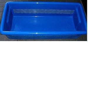 ☆三甲 ジャンボックス#200 キャスター付 色：ライトブルー 個人宅配送