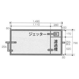 ☆US-500B 改造型 濾過槽密閉型 ジェッ...の詳細画像2