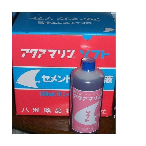 ▽コンクリートのアク抜き液 アクアマリンソフト 500ml (1t用)