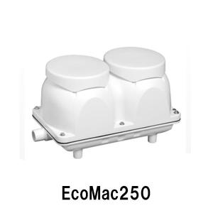 フジクリーン工業(マルカ)エアーポンプ EcoMac250 　送料無料 但、一部地域除 代引/同梱不可｜nishikigoiootani