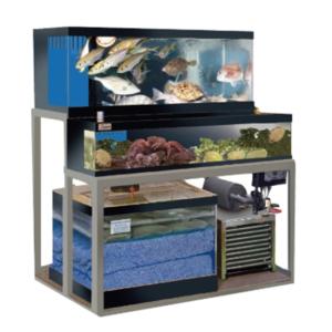 ☆ゼンスイ 2段式活魚水槽 潮 1800ZW 水槽フルセット SUS架台・PVC化粧4面・結露受付 　納期４５日前後　送料別途見積☆