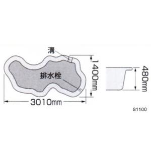 ☆タカラ みかげ調プラ池 G1100+富士SF...の詳細画像2