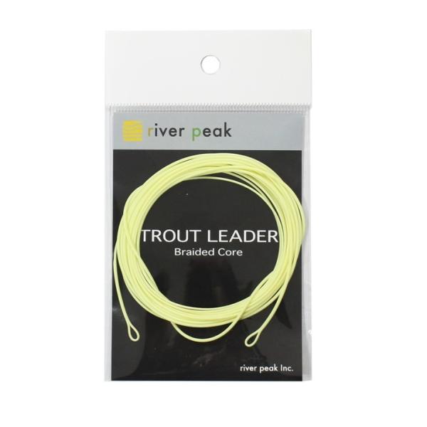 river peak(リバーピーク) トラウトリーダー ブレイデッドコア 9ft 14lb (ゆうパ...