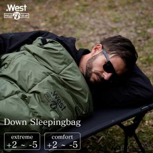 ☆送料無料 .West ドットウエスト 寝袋 シュラフ 夏 用温度-5℃ 735 West(ドットウエスト) 寝袋 シュラフ 夏用 冬用 オールシーズン