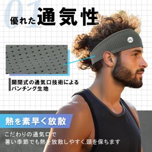 ヘアバンド ヘッドバンド スポーツ 汗止め 3...の詳細画像4