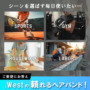 ヘアバンド ヘッドバンド スポーツ 汗止め 3...の詳細画像3
