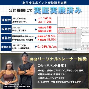 ヘアバンド ヘッドバンド スポーツ 汗止め 3...の詳細画像2
