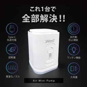 エアーポンプ 電動エアーポンプ コンパクト 軽...の詳細画像3