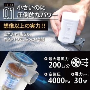 エアーポンプ 電動エアーポンプ コンパクト 軽...の詳細画像4