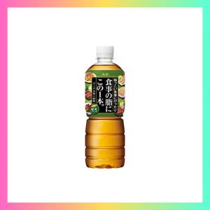 アサヒ飲料 食事の脂にこの1本。緑茶ブレンド お茶 ペットボトル 600ml×24本｜ニシマショップ