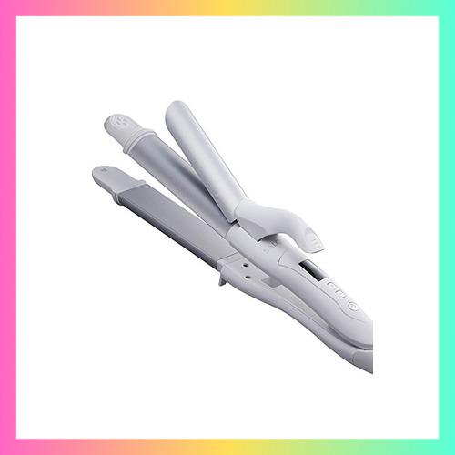 サロニア 2WAY ストレート カール ヘアアイロンコテ 32mm SL-002A ホワイト