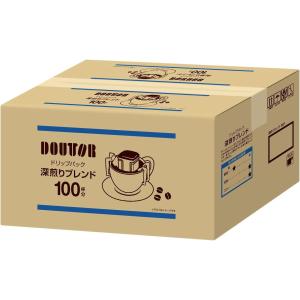 ドトールコーヒー ドリップパック 深煎りブレンド100P｜ニシマショップ