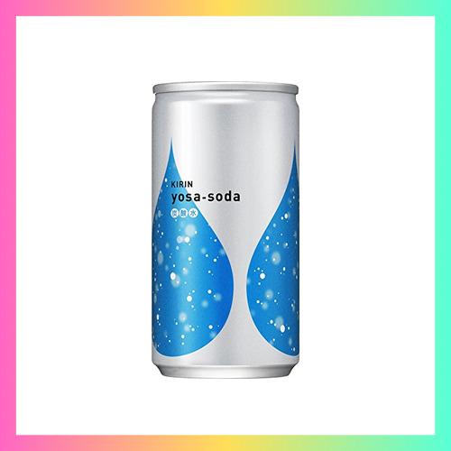 ヨサソーダ 炭酸水 無糖 190ml 20本 缶 炭酸飲料 強炭酸
