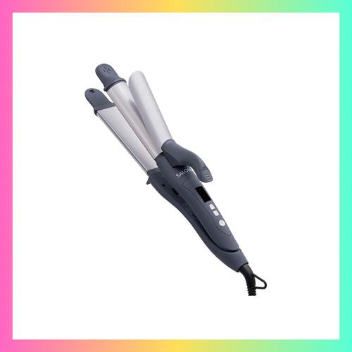 サロニア 2WAY ストレート カール ヘアアイロン コテ 32mm SL-002AGR グレー