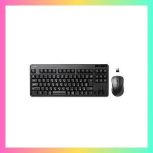 無線コンパクトキーボード＆マウス TK-FDM105MBK （ブラック）の商品画像